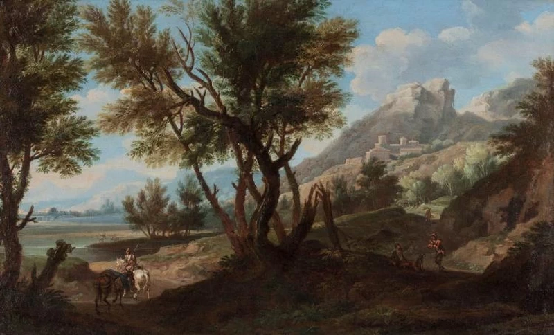 Veduta della campagna romana